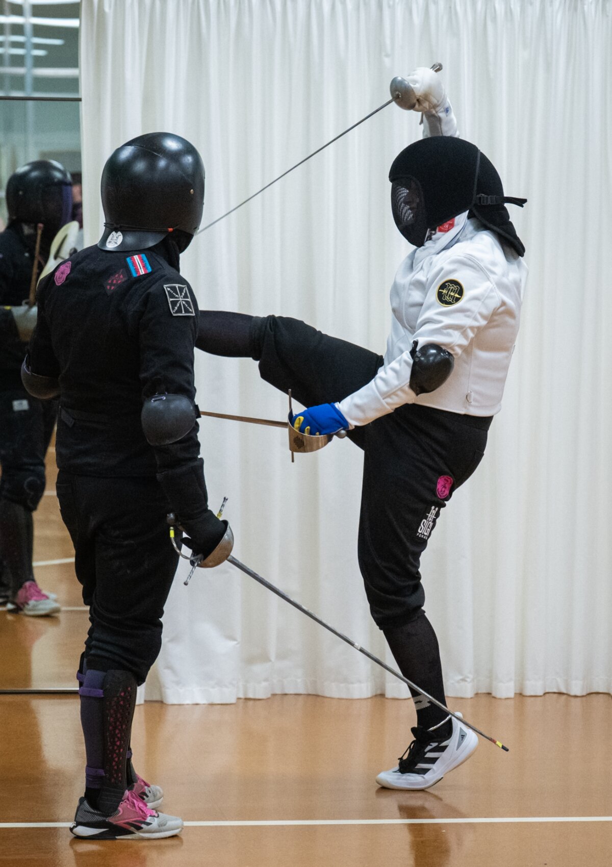 Ironfolk Combat fencer in action